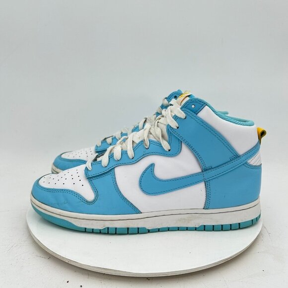 Nike Dunk High Retro Men Size 10.5 DD1399 401 Blue Chill White Training Shoes - Picture 1 of 11